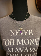 Load image into Gallery viewer, Resist/"Don't let the bastards grind you down" with amethyst pendant only/no chain