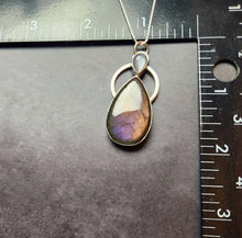 Load image into Gallery viewer, Not Fade Away with moonstone and labradorite pendant only/no chain