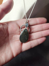 Load image into Gallery viewer, Not Fade Away with moonstone and labradorite pendant only/no chain
