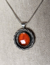 Load image into Gallery viewer, Phish - Strange Design with rose-cut hessonite garnet