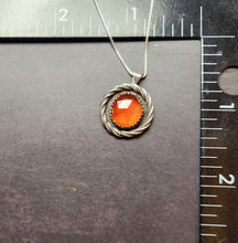 Load image into Gallery viewer, Phish - Strange Design with rose-cut hessonite garnet