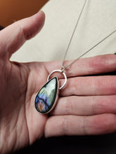 Load image into Gallery viewer, Phish - Everything's Right with labradorite - Pendant only/no chain