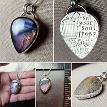 Load image into Gallery viewer, Phish - Set Your Soul Free with labradorite pendant only/no chain
