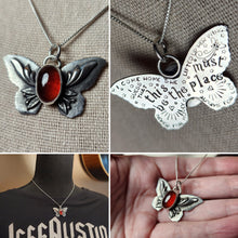 Load image into Gallery viewer, Talking Heads - Naive Melody with hessonite garnet - pendant only/no chain