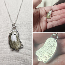 Load image into Gallery viewer, Phish - Ghost with golden sheen obsidian / pendant only, no chain