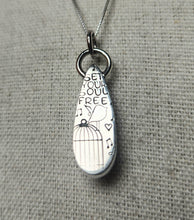 Load image into Gallery viewer, Phish - Set Your Soul Free with peach moonstone/pendant only, no chain
