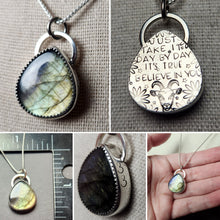 Load image into Gallery viewer, Billy Strings - I Believe in You with labradorite