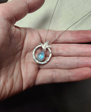 Load image into Gallery viewer, Goose - Empress of Organos with rainbow moonstone / pendant only, no chain