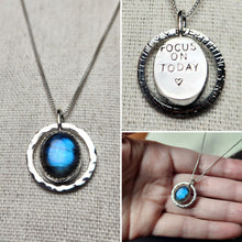Load image into Gallery viewer, Phish - Everything's Right with labradorite / pendant only, no chain