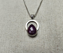 Load image into Gallery viewer, Phish - The Lizards with silver sheen ruby / pendant only, chains available separately