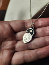 Load image into Gallery viewer, Talking Heads - Naive Melody with rose-cut rhodolite garnet / pendant only, no chain