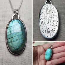 Load image into Gallery viewer, Phish - Cavern with labradorite / pendant only, no chain