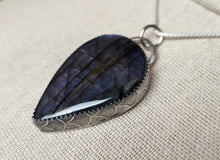 Load image into Gallery viewer, Phish - Lonely Trip with labradorite / pendant only, no chain