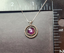 Load image into Gallery viewer, Billy Strings - Secrets with silver sheen ruby / pendant only, no chain