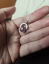 Load image into Gallery viewer, Phish - The Lizards with silver sheen ruby / pendant only, chains available separately