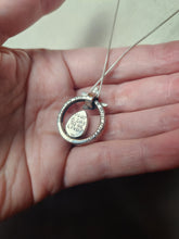 Load image into Gallery viewer, Goose - Empress of Organos with rainbow moonstone / pendant only, no chain