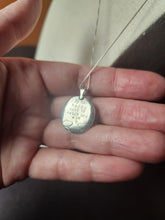 Load image into Gallery viewer, Phish - Fast Enough for You with rose-cut rhodolite garnet / pendant only, no chain