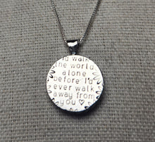 Load image into Gallery viewer, Billy Strings - Secrets with silver sheen ruby / pendant only, no chain