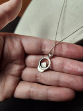 Load image into Gallery viewer, Phish - The Lizards with silver sheen ruby / pendant only, chains available separately
