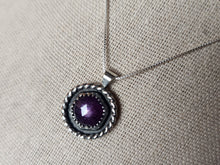Load image into Gallery viewer, Billy Strings - Secrets with silver sheen ruby / pendant only, no chain