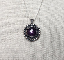 Load image into Gallery viewer, Billy Strings - Secrets with silver sheen ruby / pendant only, no chain