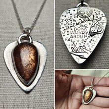 Load image into Gallery viewer, Phish - Mercury with purple haze sunstone / pendant only, no chain
