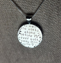 Load image into Gallery viewer, Billy Strings - Secrets with silver sheen ruby / pendant only, no chain