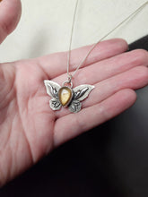 Load image into Gallery viewer, Phish - More with golden lattice sunstone [pendant only/no chain]
