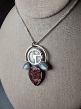 Load image into Gallery viewer, TDB - Hope with kaleidoscope glass and grey moonstone
