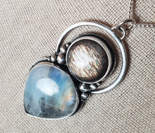 Load image into Gallery viewer, Phish - A Life Beyond The Dream with rainbow lattice sunstone and rainbow moonstone
