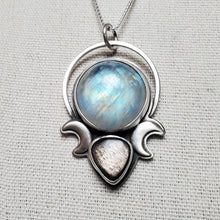 Load image into Gallery viewer, Phish - Shade with rainbow moonstone and lattice sunstone
