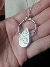Load image into Gallery viewer, Rumi quote, with rainbow moonstone
