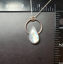 Load image into Gallery viewer, Rumi quote, with rainbow moonstone
