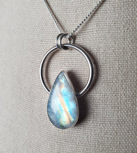 Load image into Gallery viewer, Rumi quote, with rainbow moonstone

