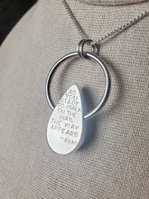 Load image into Gallery viewer, Rumi quote, with rainbow moonstone
