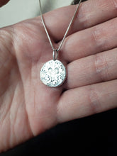 Load image into Gallery viewer, Billy Strings - Must Be Seven pressed silver pebble necklace
