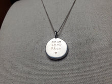 Load image into Gallery viewer, Billy Strings - Must Be Seven pressed silver pebble necklace
