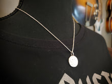 Load image into Gallery viewer, Billy Strings - Must Be Seven pressed silver pebble necklace
