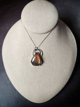 Load image into Gallery viewer, "Don't let the bastards grind you down" with purple haze sunstone
