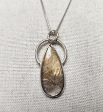 Load image into Gallery viewer, *discounted for flaw Billy Strings - In the Clear with golden rutilated quartz
