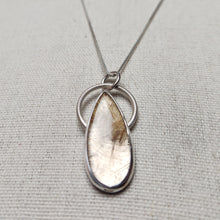 Load image into Gallery viewer, *discounted for flaw Billy Strings - In the Clear with golden rutilated quartz
