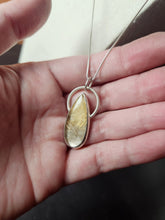 Load image into Gallery viewer, *discounted for flaw Billy Strings - In the Clear with golden rutilated quartz
