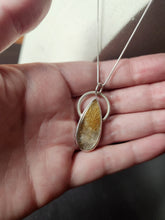Load image into Gallery viewer, *discounted for flaw Billy Strings - In the Clear with golden rutilated quartz
