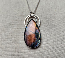 Load image into Gallery viewer, Phish - Blaze On with labradorite pendant only/no chain
