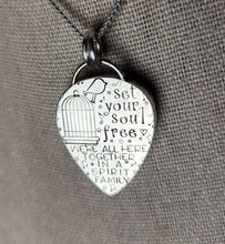 Load image into Gallery viewer, Phish - Set Your Soul Free with labradorite pendant only/no chain
