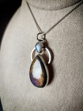 Load image into Gallery viewer, Not Fade Away with moonstone and labradorite pendant only/no chain
