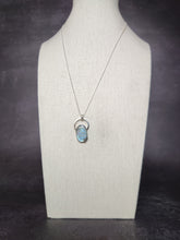 Load image into Gallery viewer, Ram Dass "Be Here Now" with rainbow moonstone [pendant only]
