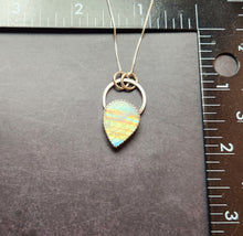 Load image into Gallery viewer, Phish - Theme from the Bottom with rainbow moonstone [pendant only]
