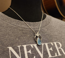 Load image into Gallery viewer, Goose - Empress of Organos with aquamarine [pendant only]
