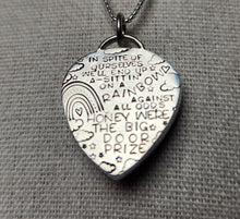 Load image into Gallery viewer, John Prine - In Spite of Ourselves with labradorite [pendant only]
